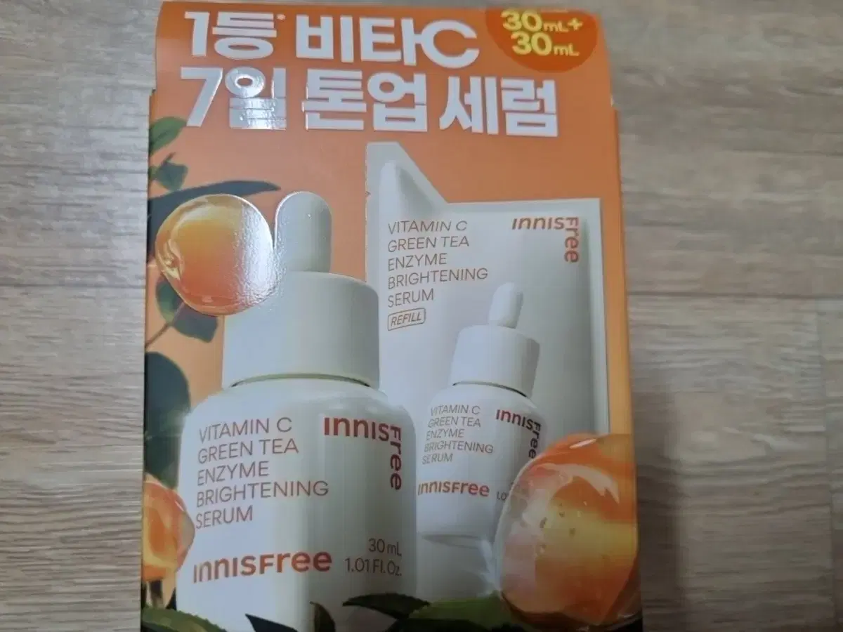 이니스프리 비타C 7일 톤업 세럼 30ML 리필 기획(+리필팩 30ML)